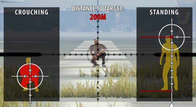 绝地求生八倍镜如何测距2