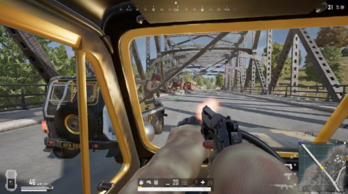 绝地求生载具行驶如何瞄准1
