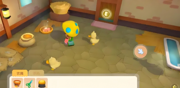 摩尔庄园外面的鸡怎么带回家3