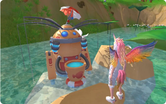 创造与魔法钓鱼机器人位置在哪1