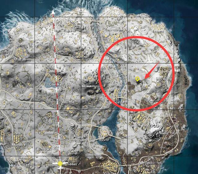 绝地求生四季战场如何快速确定降落位置3