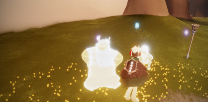 光遇怎么将先祖移动1