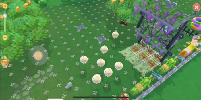 摩尔庄园怎么在更高空中放家具1