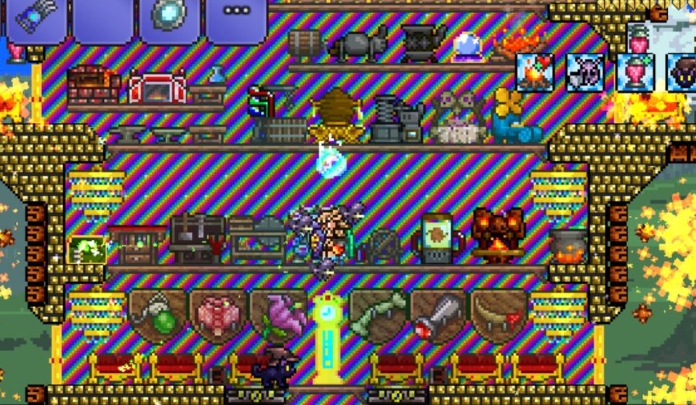 泰拉瑞亚肉山后工作台怎么做2