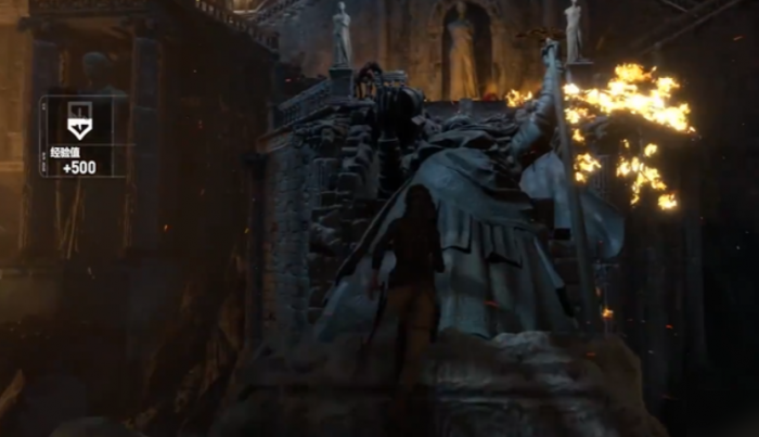 古墓丽影10怎么炸雕像1