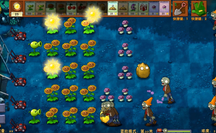 植物大战僵尸夜晚泳池困难怎么过3