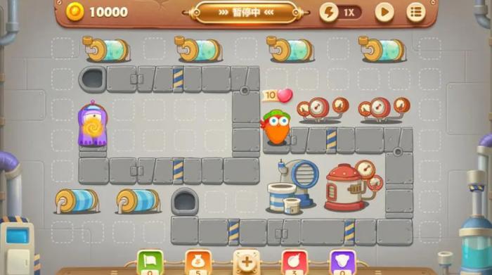 保卫萝卜2攻略55关怎么过2