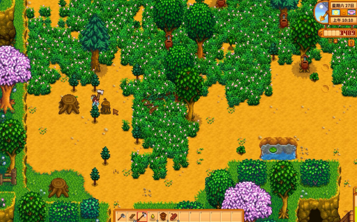 星露谷物语如何快速获得硬木2