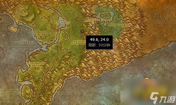 魔兽世界巴尔瑟拉在_魔兽世界怀旧服巴尔瑟拉刷新点