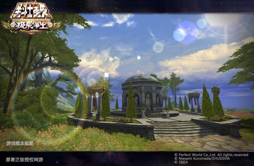 传说中的乌托邦——极乐净土。